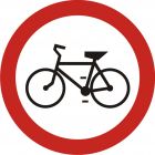 Znak B-9 Zakaz wjazdu rowerów - drogowy zakazu