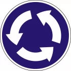 Znak C-12 Ruch okrężny - drogowy nakazu