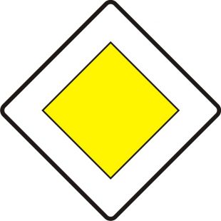 Znak D-1 Droga z pierwszeństwem