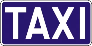 Znak D-19 Postój taksówek - drogowy informacyjny