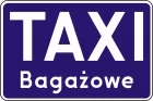 Znak D-19a Postój taxi taksówek bagażowych - drogowy informacyjny