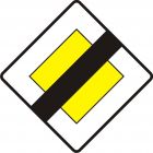 Znak D-2 Koniec drogi z pierwszeństwem - drogowy informacyjny