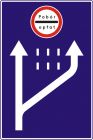 Znak D-49 Pobór opłat - drogowa tablica informacyjna