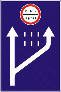 Znak D-49 Pobór opłat - drogowy informacyjny