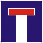 Znak D-4a Droga bez przejazdu, ślepa uliczka - drogowy informacyjny