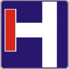 Znak D-4c Wjazd na drogę bez przejazdu, ślepa uliczka w lewo - drogowy informacyjny