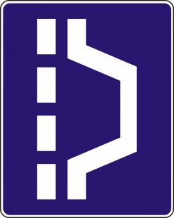 Znak D-50 Zatoka - drogowy informacyjny