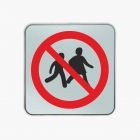 Znak drogowy BHP - Zakaz wstępu dzieciom