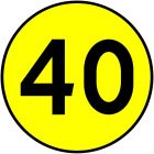 Znak drogowy wojskowy W-1 Klasa obciążenia mostu o ruchu jednokierunkowym