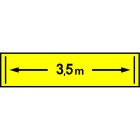 Znak drogowy wojskowy W-6 Szerokość mostu lub środka przeprawowego