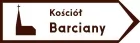 Znak E-10-2 Drogowskaz do zabytku jako dobra kultury - drogowy kierunku miejscowości