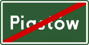 Znak E-18a Znak końca miejscowości - drogowy kierunku miejscowości