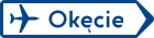 Znak E-6 Drogowskaz do lotniska - drogowy kierunku miejscowości