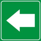 Znak kierunku stosowany łącznie ze znakami 021 i 022 - znak, lasy - OB023