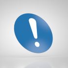 Znak podłogowy, naklejka BHP - Ogólny znak nakazu