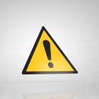 Znak podłogowy, naklejka BHP - Uwaga! Niebezpieczeństwo