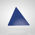 Znak podłogowy, naklejka - trójkąt