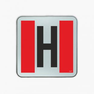 Znak przeciwpożarowy - Hydrant zewnętrzny - blaszany