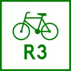 Znak R-2 Szlak rowerowy międzynarodowy R-2 - drogowy