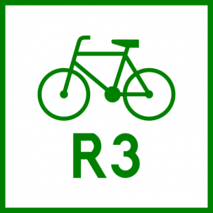 Znak R-2 Szlak rowerowy międzynarodowy R-2 - drogowy