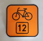 Znak R-4 Informacja o szlaku rowerowym R-4 - drogowy