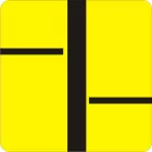 Znak T-6b Tabliczka wskazująca układ dróg podporządkowanych - drogowy