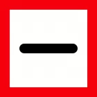 Znak żeglugowy B.5 Nakaz zatrzymania statku w warunkach określonych przepisami