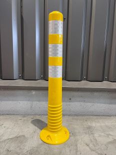 żółty słupek blokujący T-flex PCV